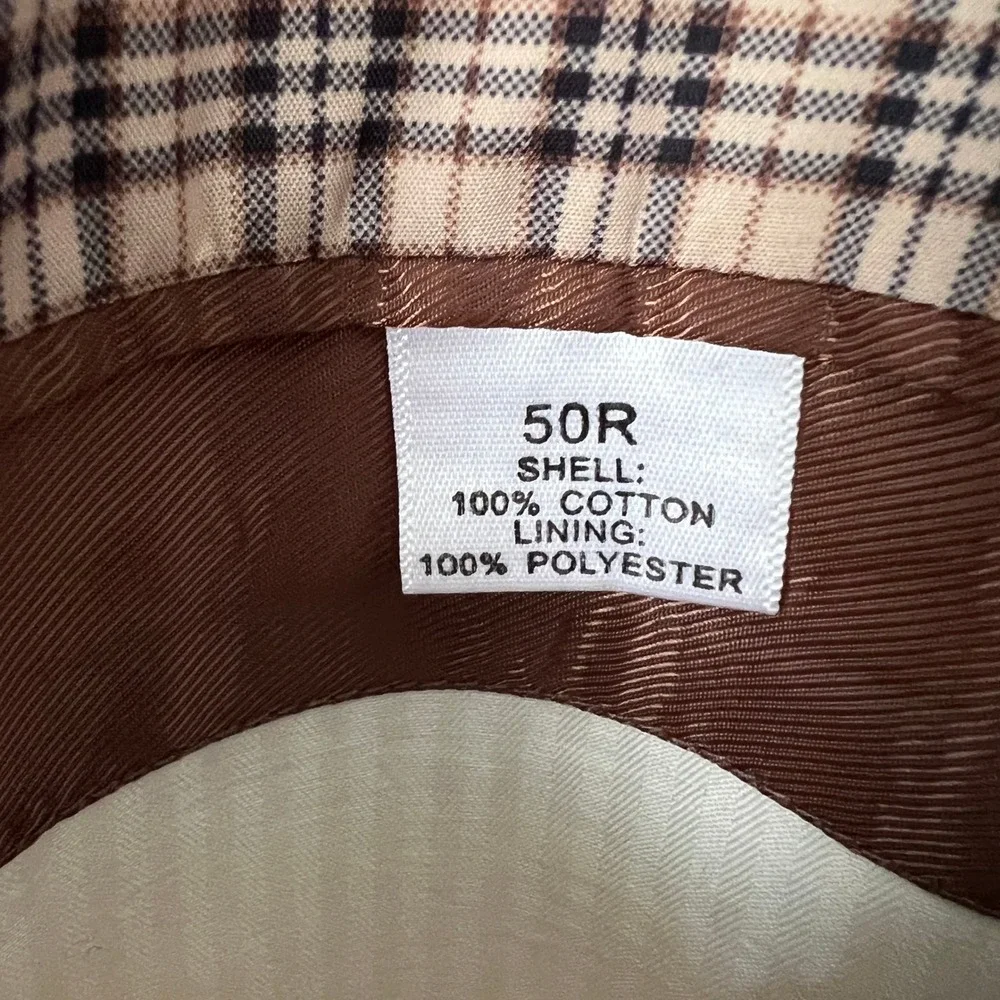 Saddlebred Corduroy Blazer Men 50R Brown Vintage Academic Professional